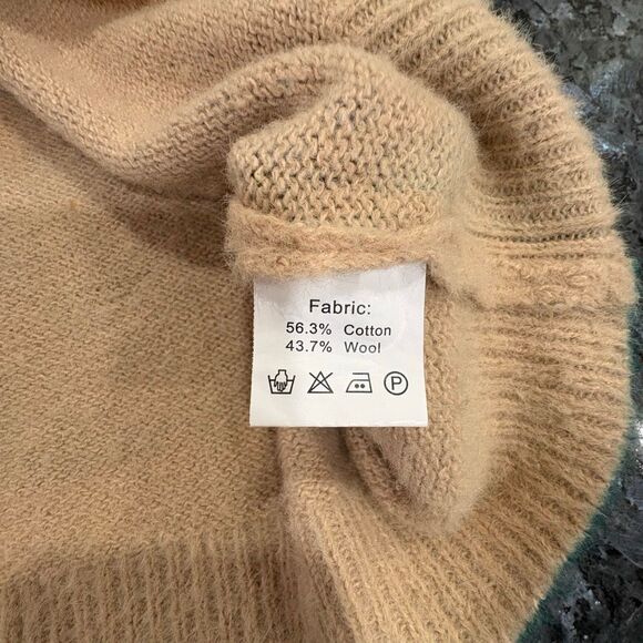 Colorful Ocean Fish Graphic Sweater cotton wool blend - Picture 5 of 6